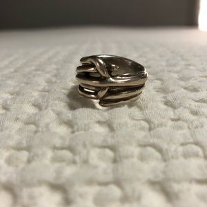 Silver ring size 8